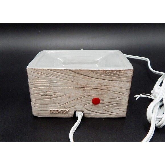 Scentsy Wherever I'm With You Home Wood Element Ceramic Wax Warmer - Picture 4 of 8